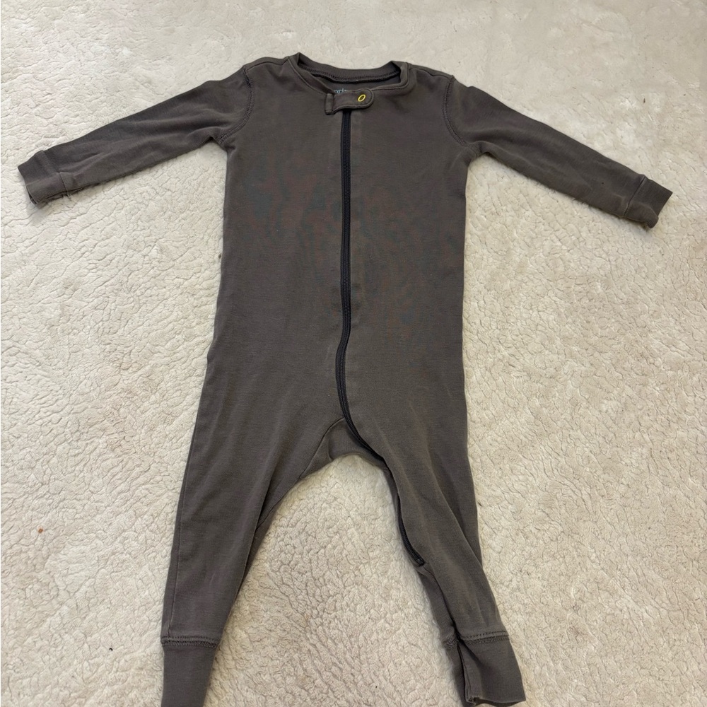 Primary Brown Kids Pajama Set